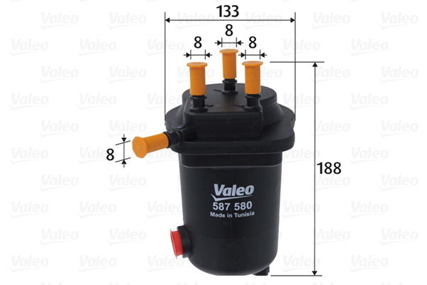 587580 Filtr paliwa VALEO